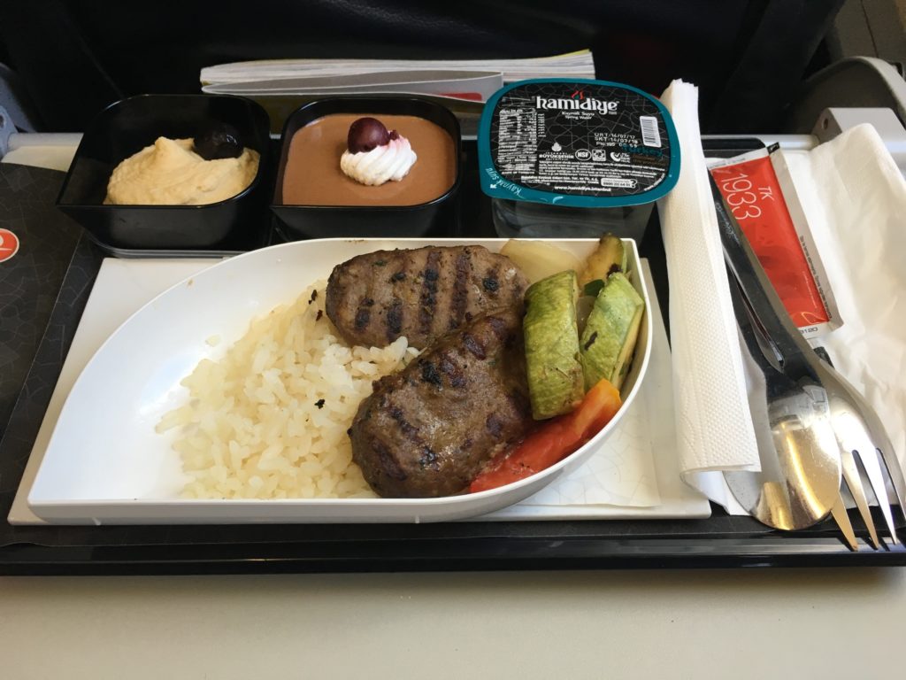 Turkish Airlines Inflight Meal Istanbul Munich Havayolu