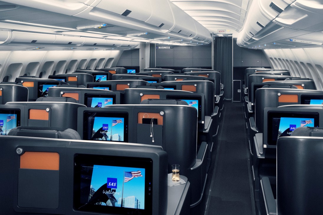 SAS’ new A330 Business Class features Hästens bedding and a snack bar