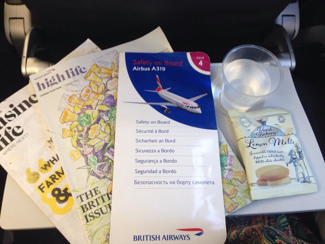 British Airways Inflight Food London Dublin Havayolu 101