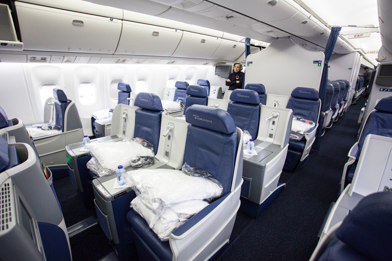 Delta Air Lines Business Class (Zurich-New York)
