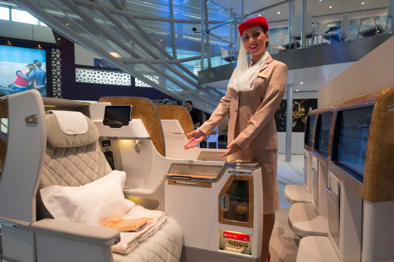 Emirates бизнес класс фото