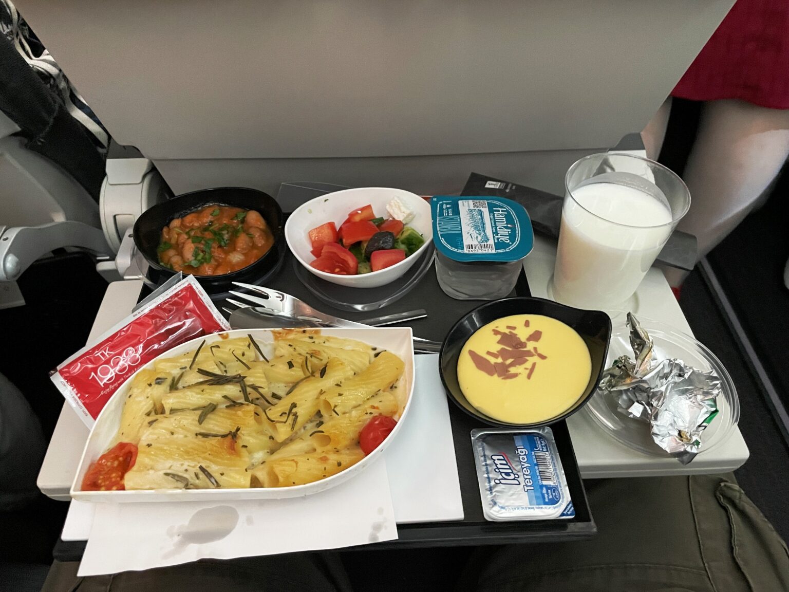 Türk Hava Yolları Economy Class Yemek İkramı İstanbul Singapur Havayolu 101