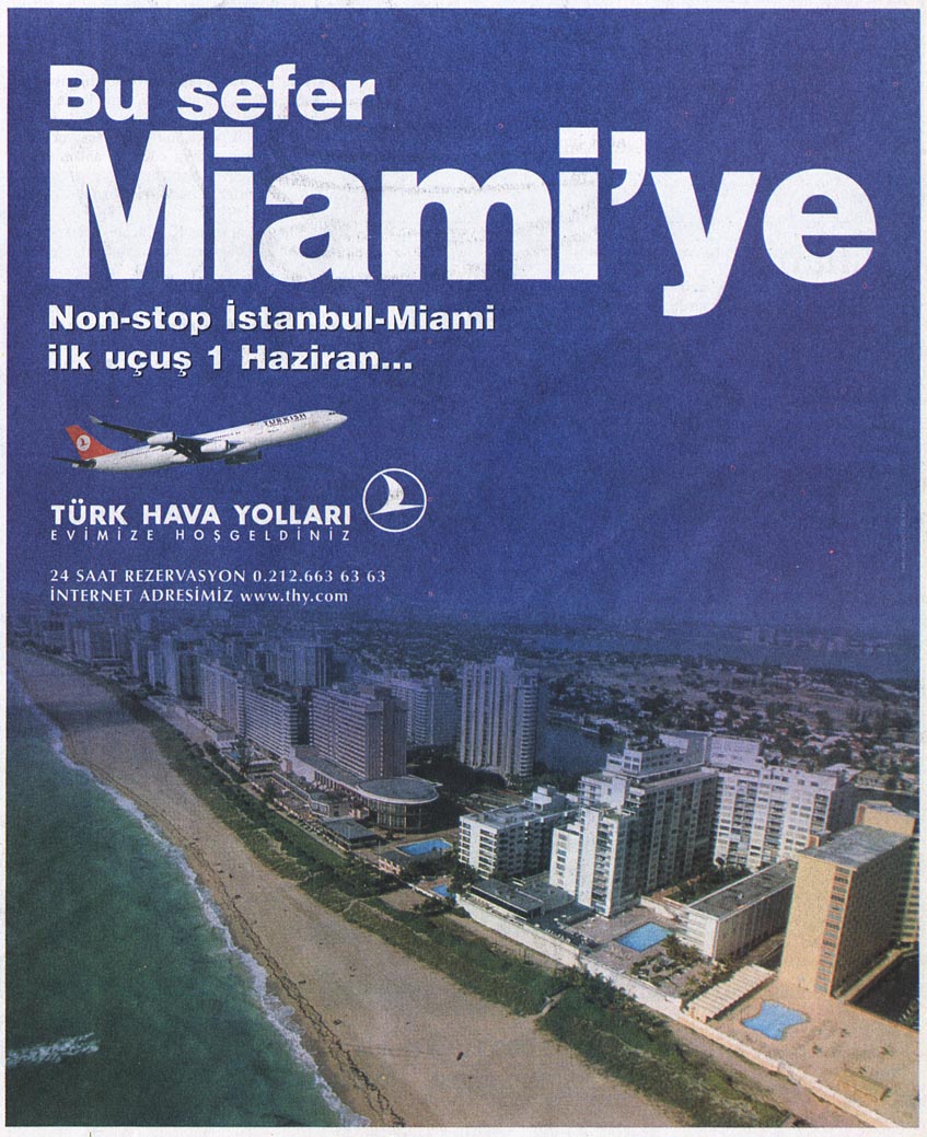 THY’nin Miami Hattının 25. Açılış Yıldönümü
