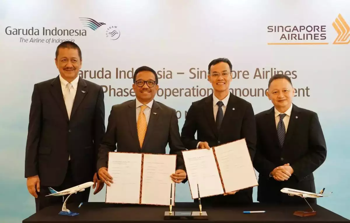 Singapore Airlines ve Garuda Indonesia Arasında Yakın İşbirliği Anlaşması