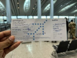 IndiGo Boarding Pass - CrowdStrike Arızası (19 Temmuz 2024)