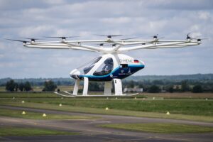 Volocopter - Paris'te deneme uçuşu yaparken (8 Ağustos 2024)