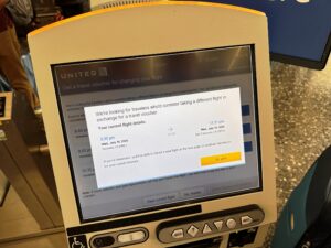 United Airlines - Check-in Kiosk