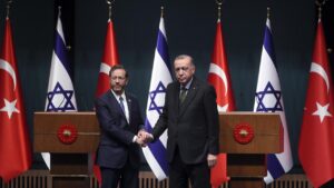 Isaac Herzog ve Tayyip Erdoğan