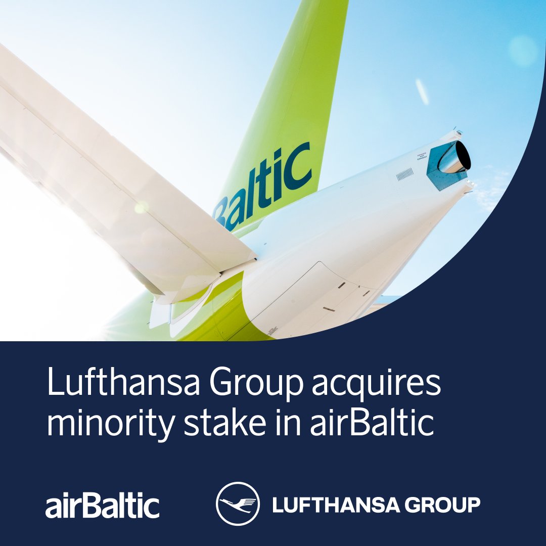 Lufthansa, airBaltic’e Ortak Oldu