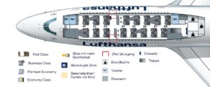 Lufthansa x Boeing 747-8 - Üst Kat (Mevcut durum)